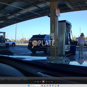 6ZWP279 CA License Plate